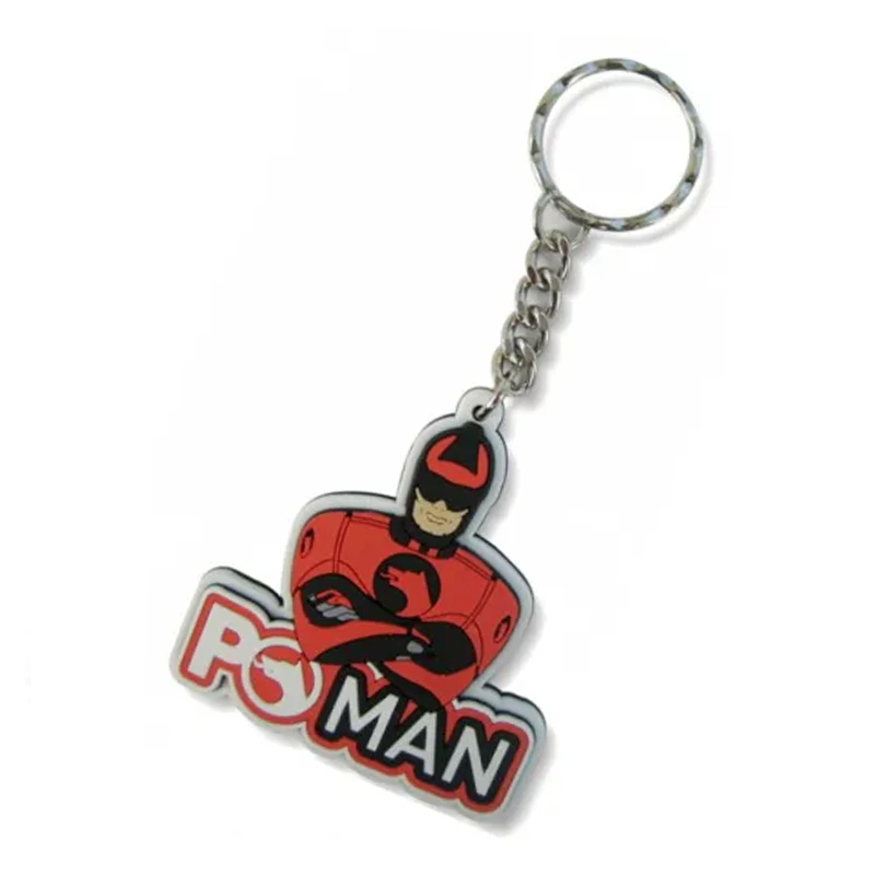 3D Flex PVC shaped Keychain