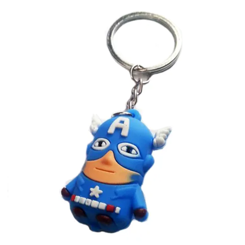 2D Flex PVC shaped Keychain