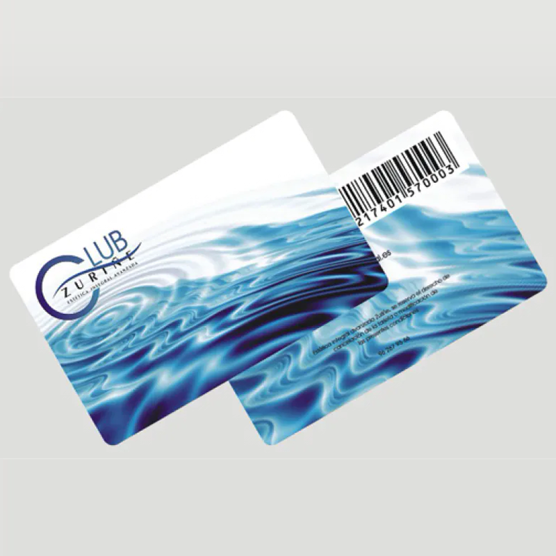 Barcode / QR pvc cards