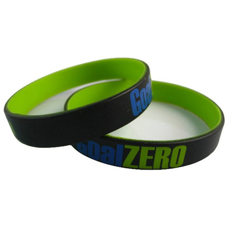 Dual Double Layer Silicone Wristband