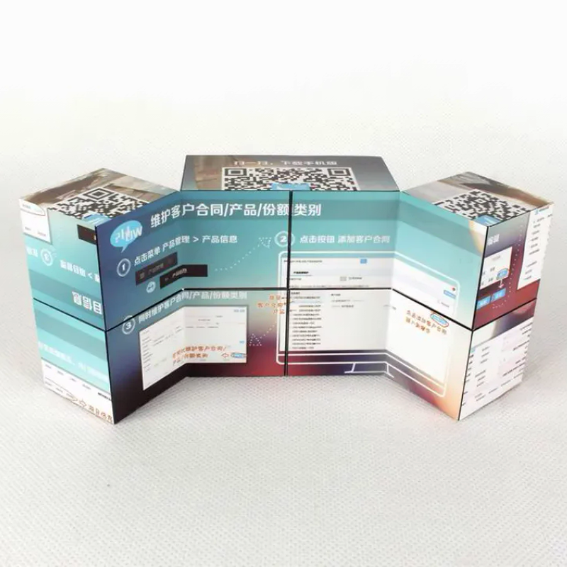 Foldable magic cube