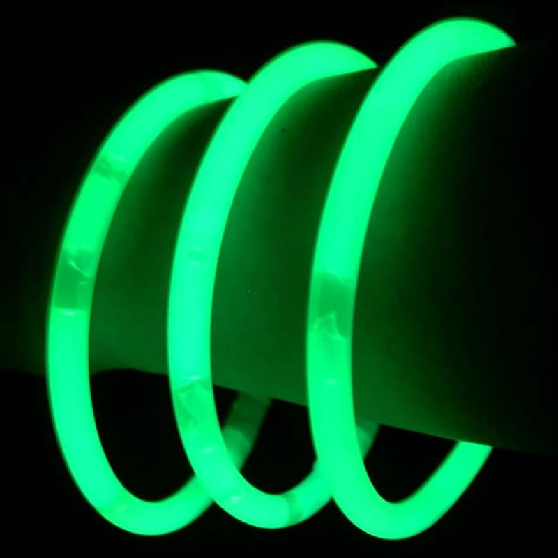 Glow in the dark silicone wristbands