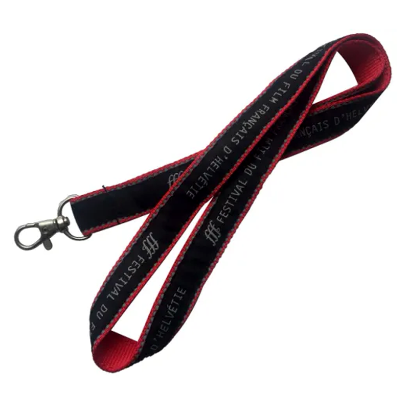 Jacquard woven or embroidered Lanyards