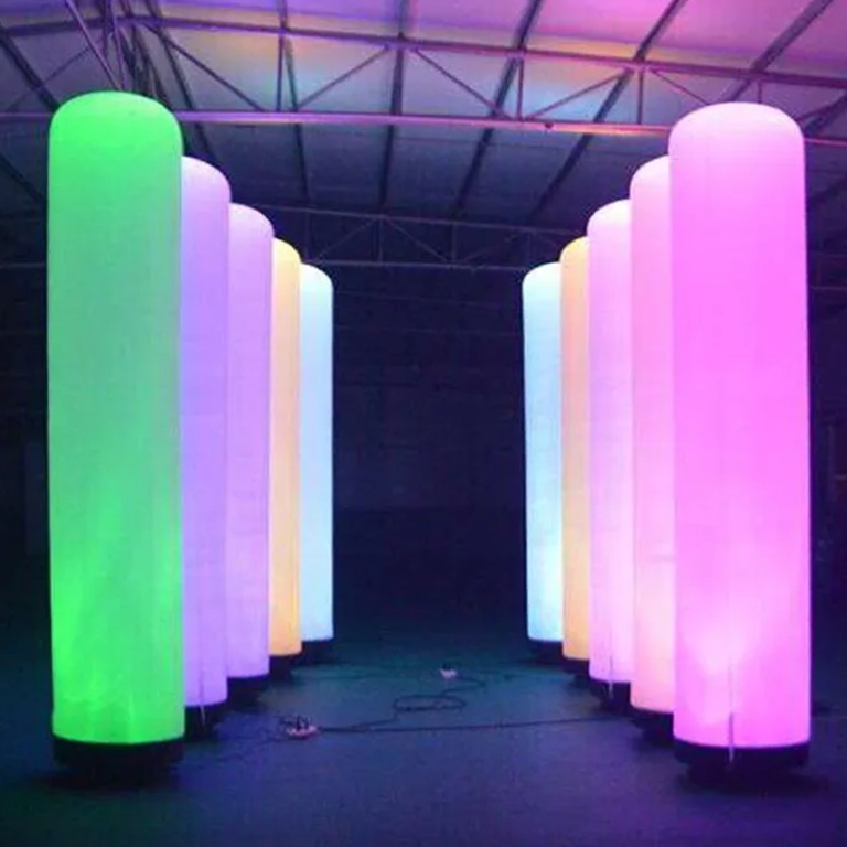 Led inflatable totem