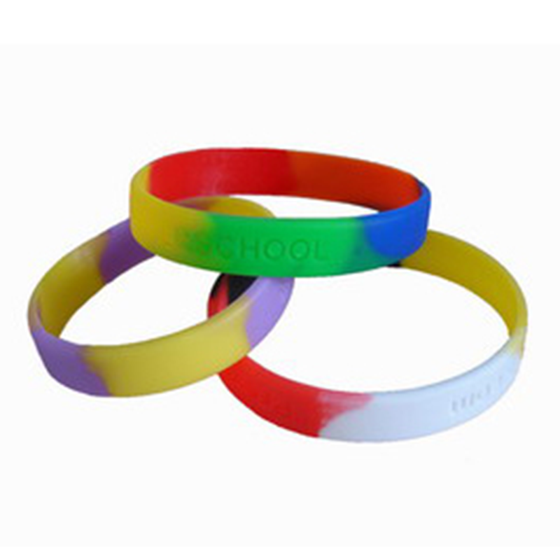Multicolor silicone Wristbands