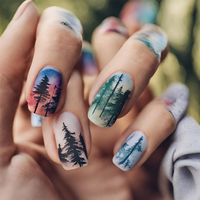 Nail tattoo sticker