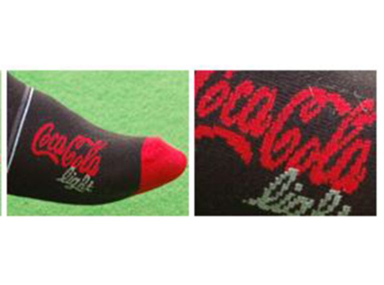 Promotional advertising socks with logo