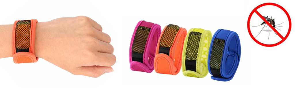 Promotional anti-mosquito fabric bracelet with mosquito repellent tablet