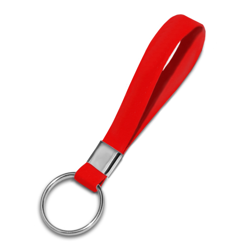Silicone band keychain