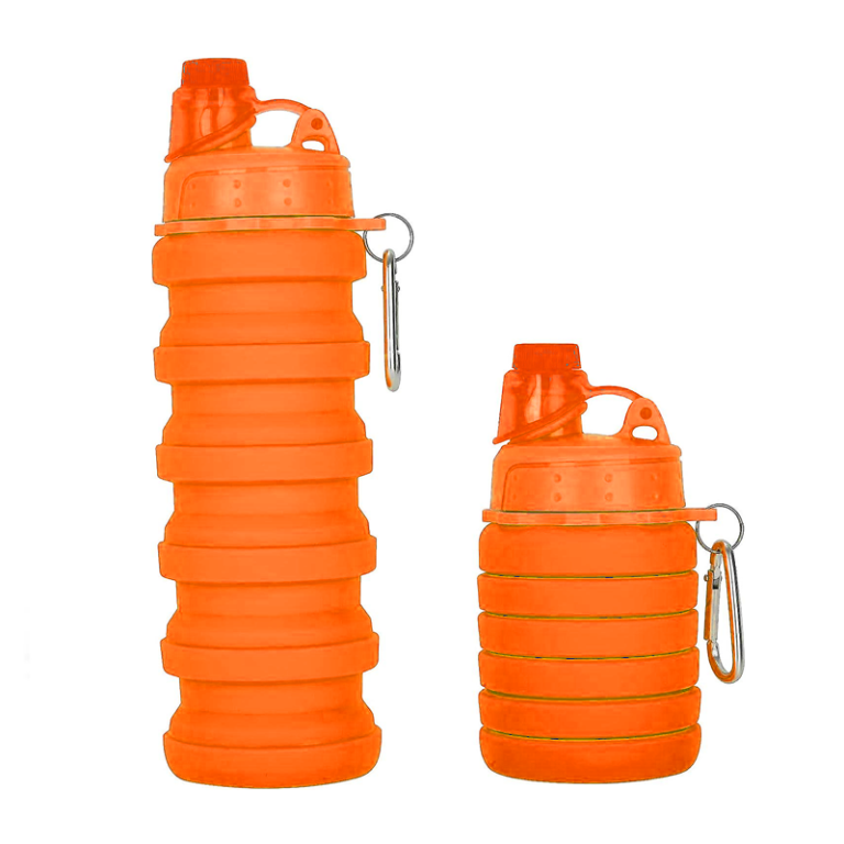 Silicone foldable water bottle
