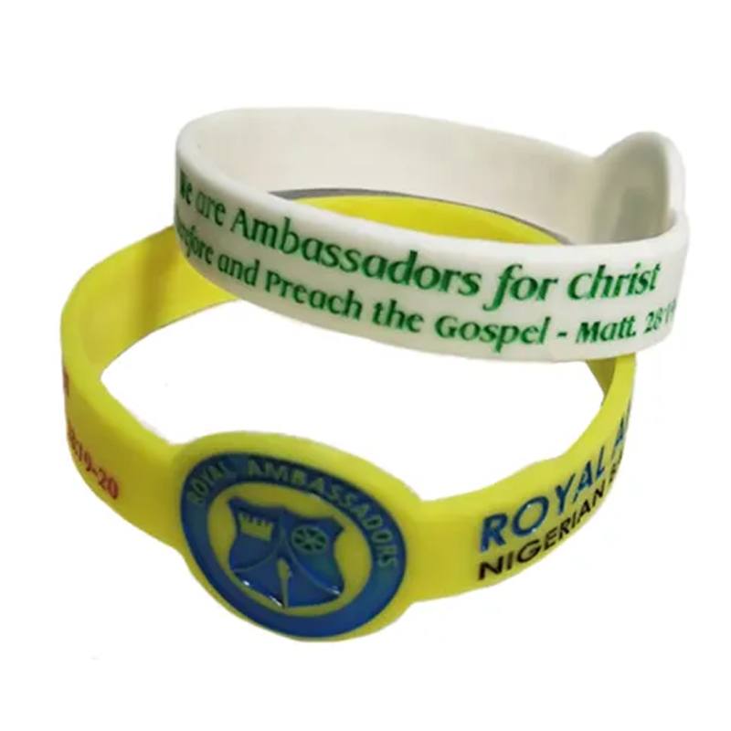 Special shaped or sized silicone wristbands