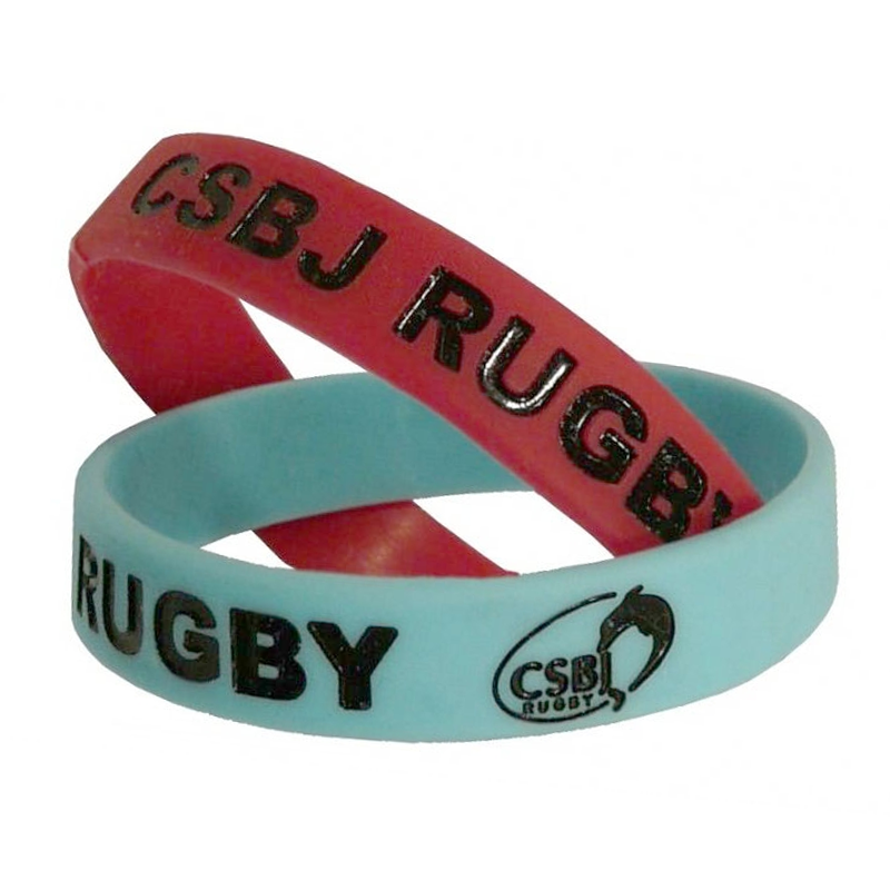 Twin Linked Silicone Wristbands